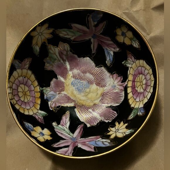 Vintage Da Qing Qianlong Nhi Chinese Polychrome Fruit bowl Hand painted - Picture 8 of 16